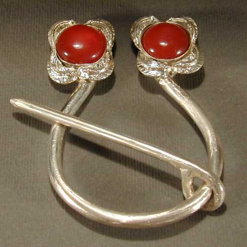 Carnelian Cloak Pin